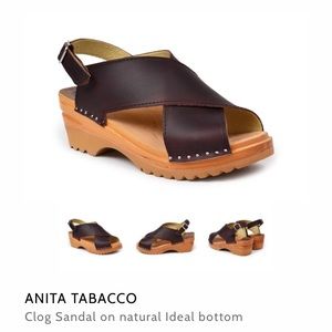 Troentorp Anita Wooden Clog Sandal